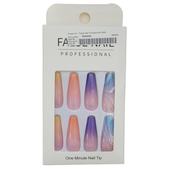 Press-On - Assorted Press-On Nails, 24 Pieces