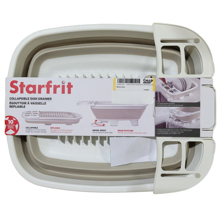 Starfrit - Égouttoir à vaisselle pliable