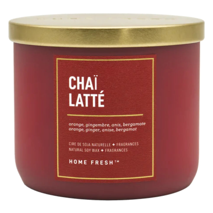 Home Fresh - 3-Wick Latte Candle Assortment