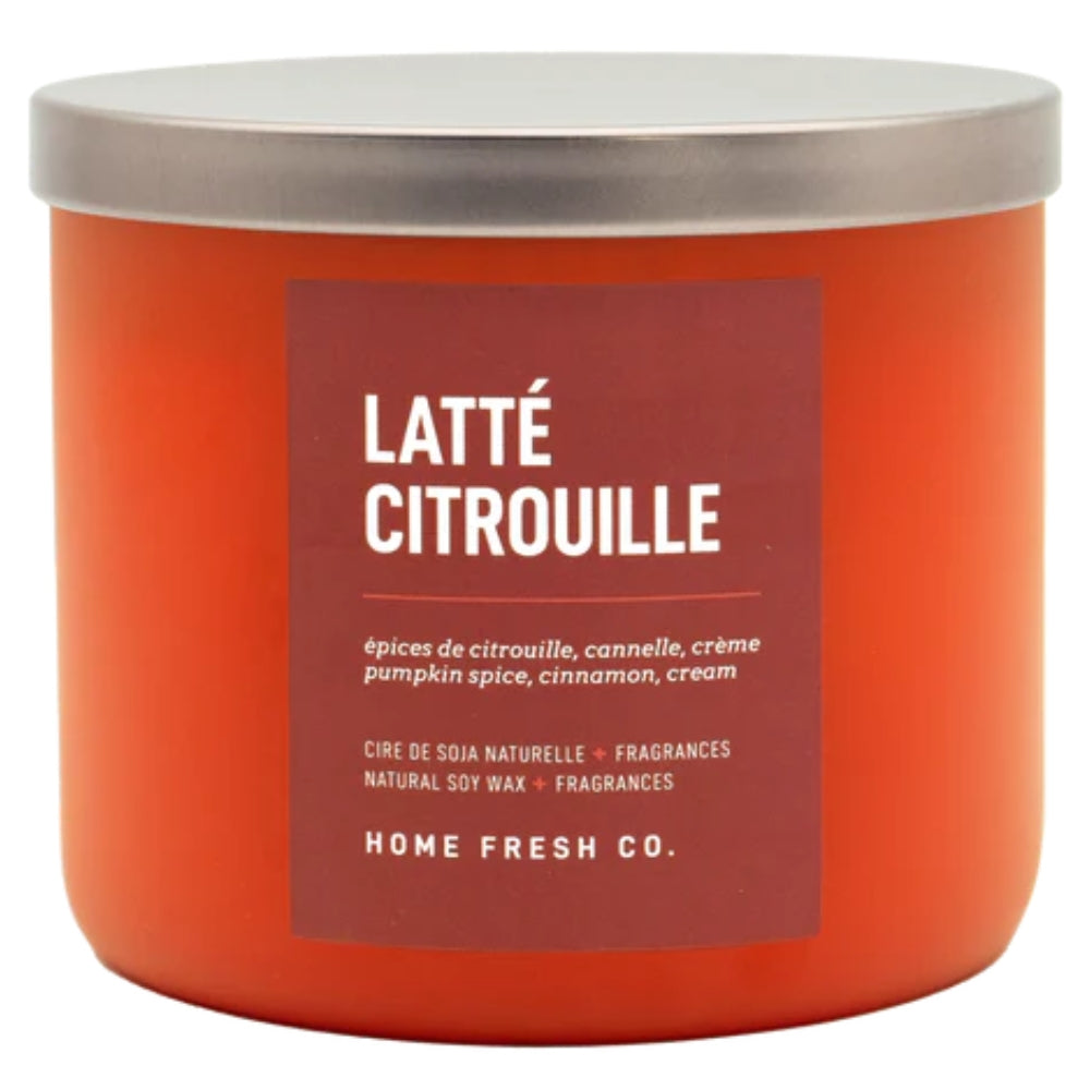 Home Fresh - 3-Wick Latte Candle Assortment