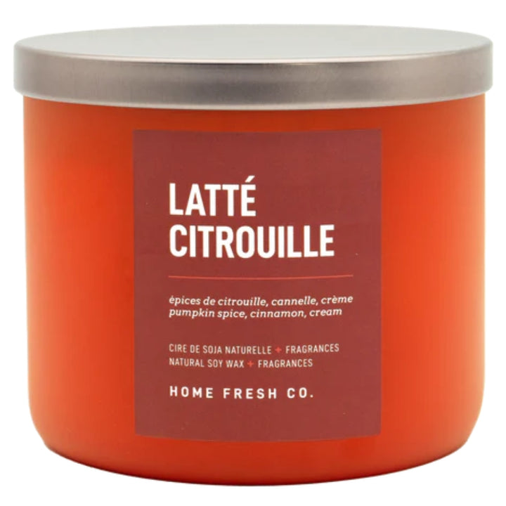 Home Fresh - 3-Wick Latte Candle Assortment