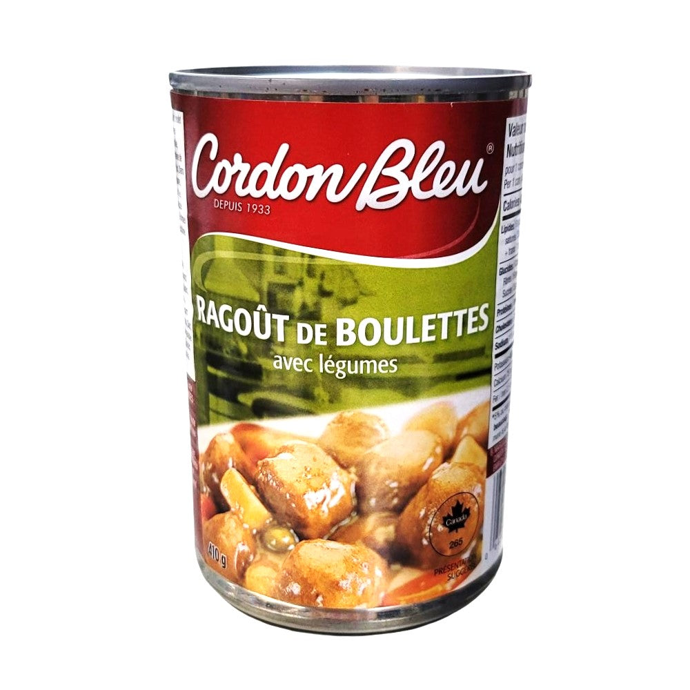 Cordon Bleu - Ragoût de boulettes avec légumes
