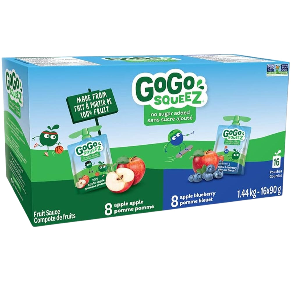 GoGo squeeZ - Organic Fruit Sauce 16 × 90 g