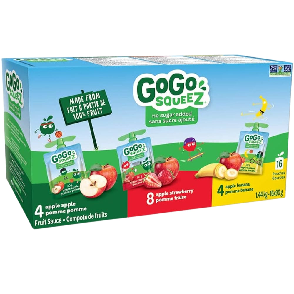 GoGo squeeZ - Organic Fruit Sauce 16 × 90 g