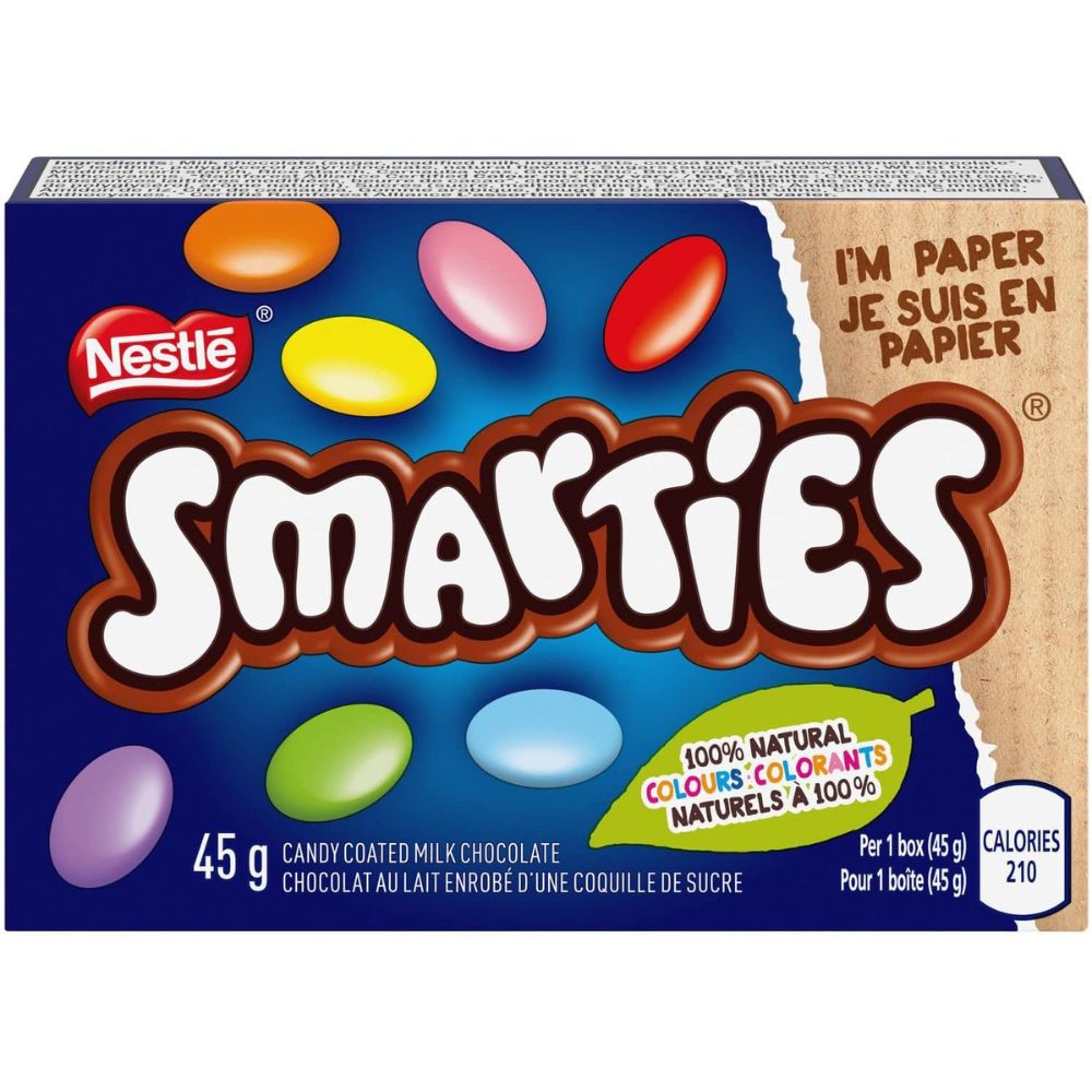 Smarties - Milk chocolate coated with regular candies