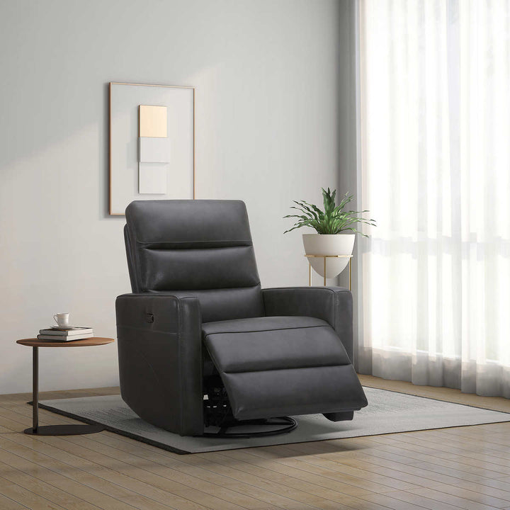 Synergy Home Arnie Leather Power Recliner