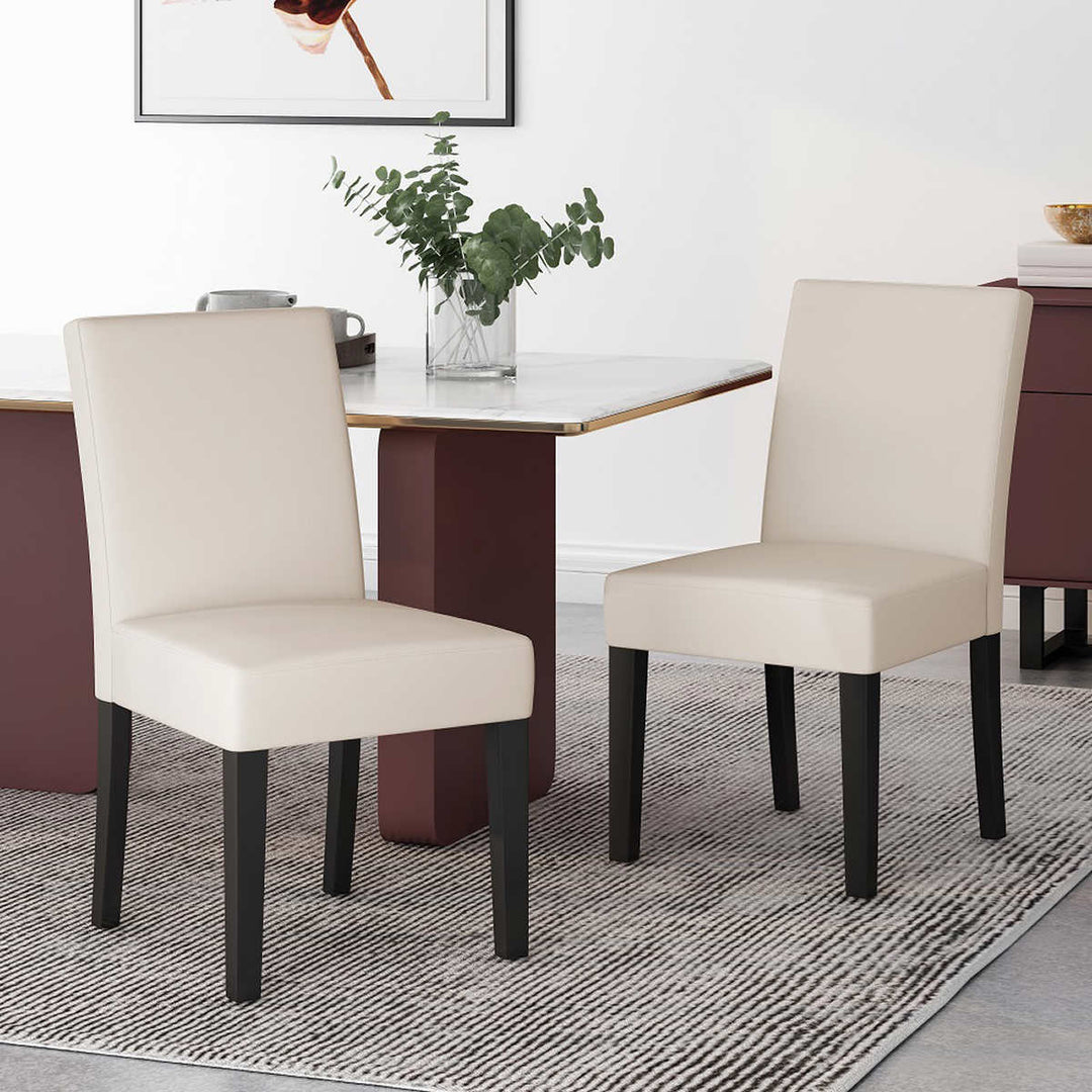 Gianna - Ensemble de 2 chaises de salle à manger contemporaine