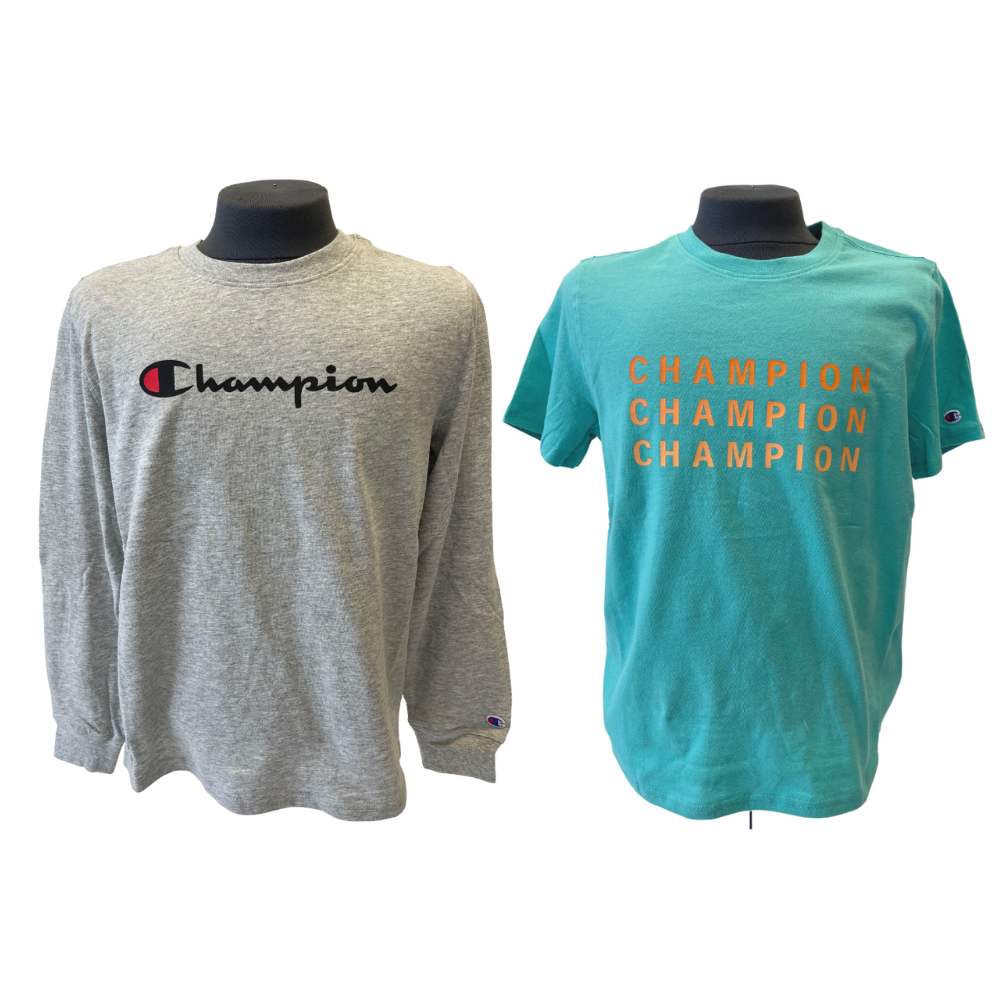 Champion - Chandails à manches longues, paquet de 2