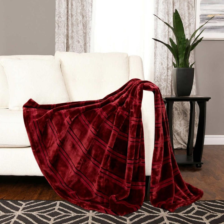 Life Comfort - Couverture douce rayée