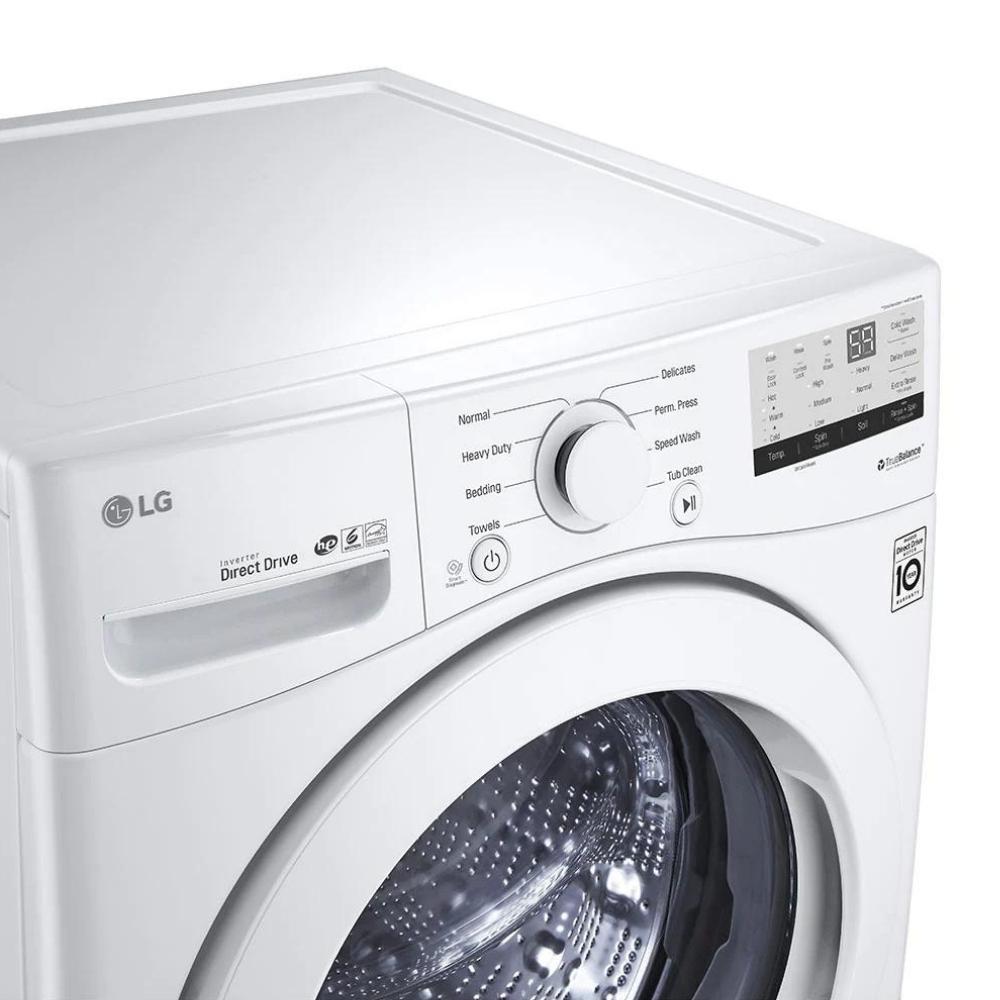 LG - Laveuse à chargement frontal à très grande capacité de 5,2 pi³