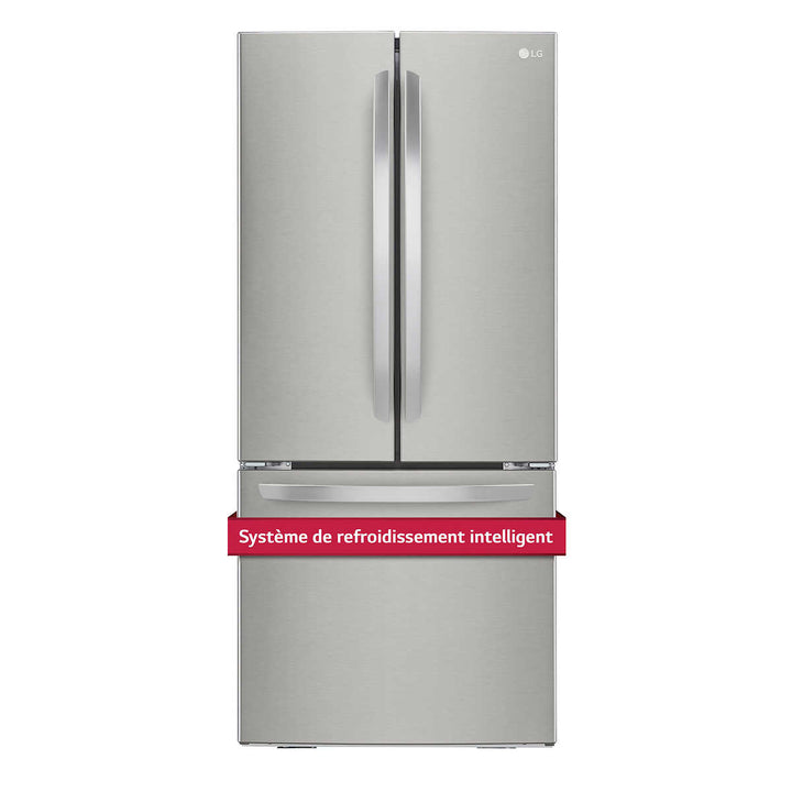 LG - Réfrigérateur de 30 po de 21,8 pi³ Smartdiagnosis